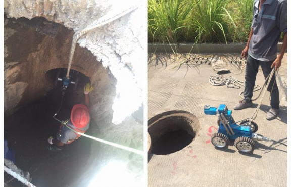 管網(wǎng)檢測(cè)機(jī)器人投入使用，以科技助力公路施工